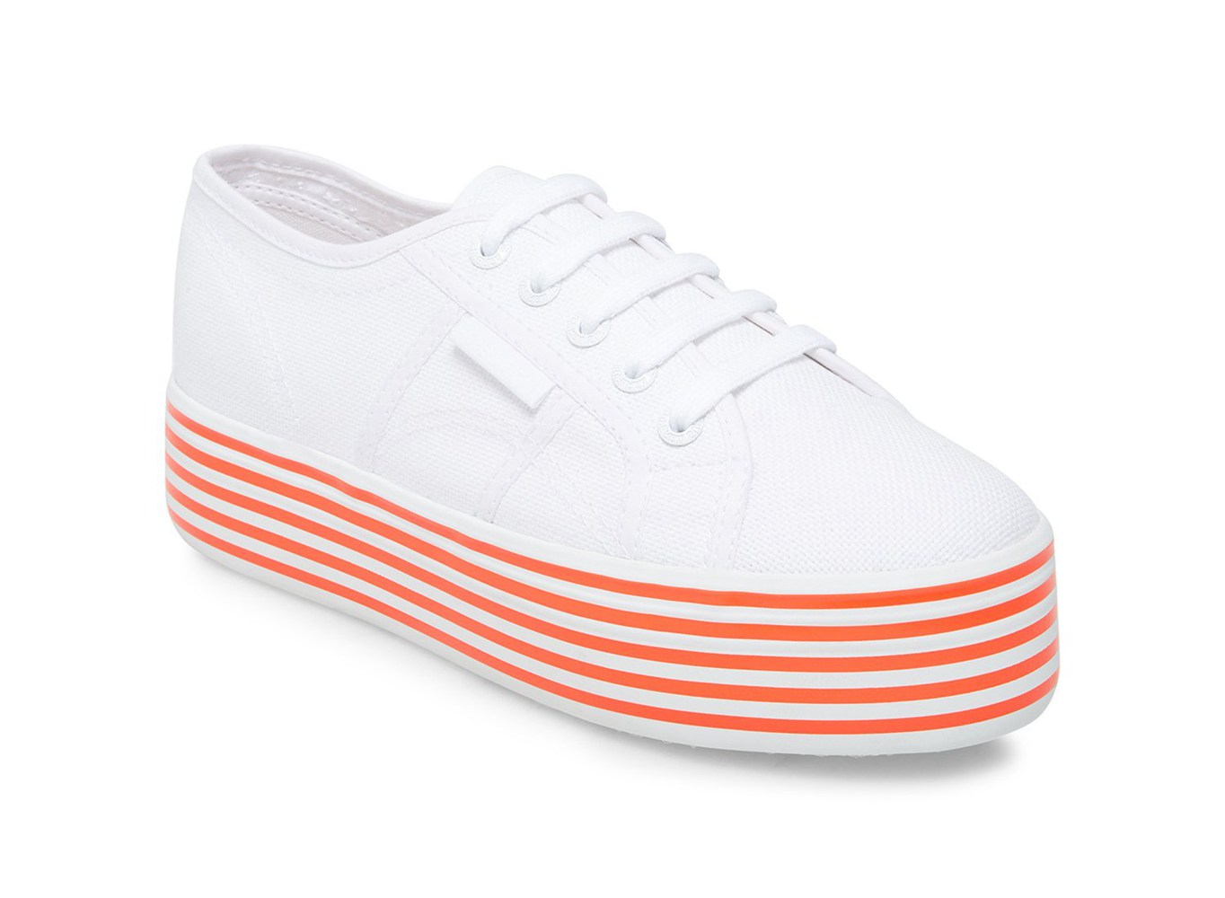 Superga Platform Womens - 2790 Multicolor Cotw - White - GPDIZ9058